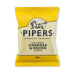 Chips Pipers Cheddar Oinon