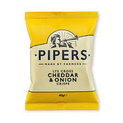Chips Pipers Cheddar Oinon